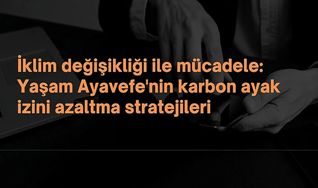 İklim değişikliği ile mücadele: Yaşam Ayavefe'nin karbon ayak izini azaltma stratejileri