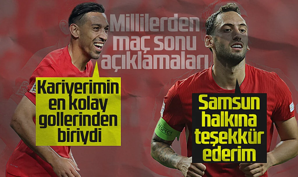 İrfan Can Kahveci ve Hakan Çalhanoğlu, Karadağ Galibiyetini Değerlendirdi