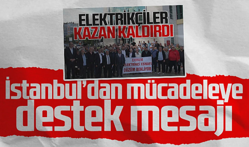 İstanbul Elektrik Teknisyenlerinden YEDAŞ Protestosuna Destek