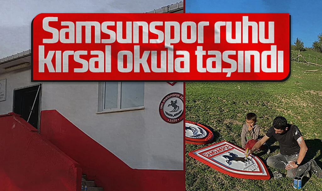 Kırsal Okulda Samsunspor Heyecanı