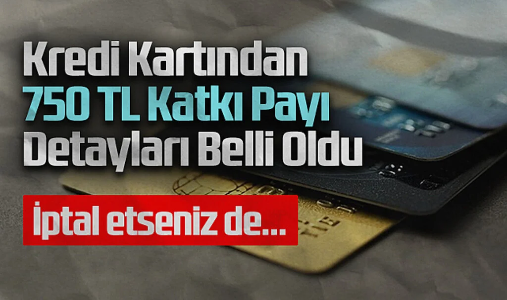 Kredi Kartından 750 TL Katkı Payı Detayları Belli Oldu