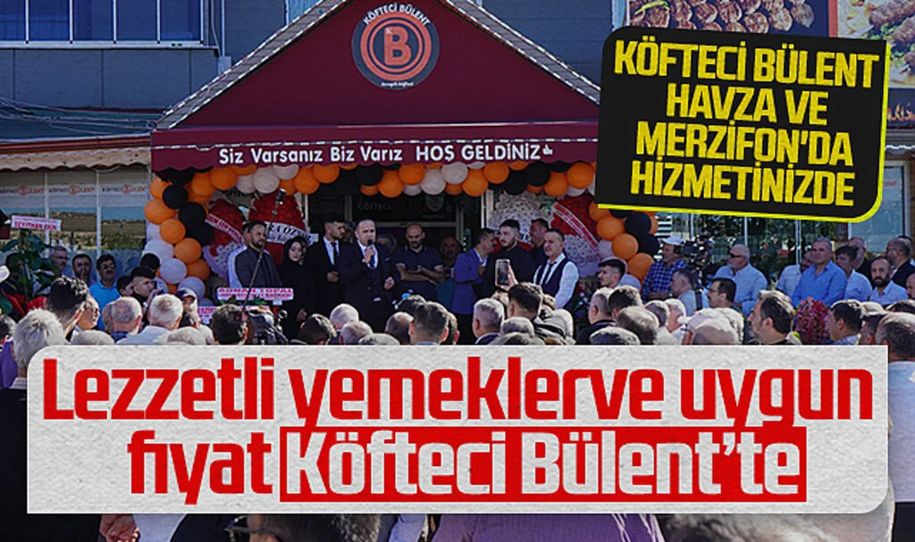 Lezzetli yemekler ve uygun fiyat Köfteci Bülent'te: Köfteci Bülent, Havza ve Merzifon'da hizmetinizde