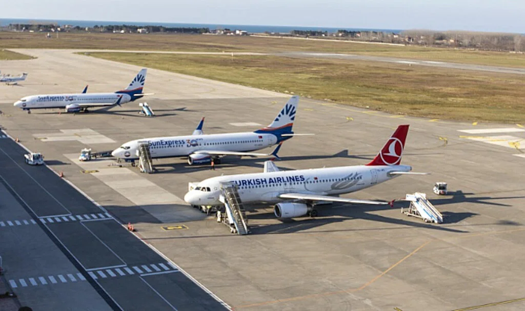 Samsun Çarşamba Havalimanı Yolcu Sayısında Büyük Artış