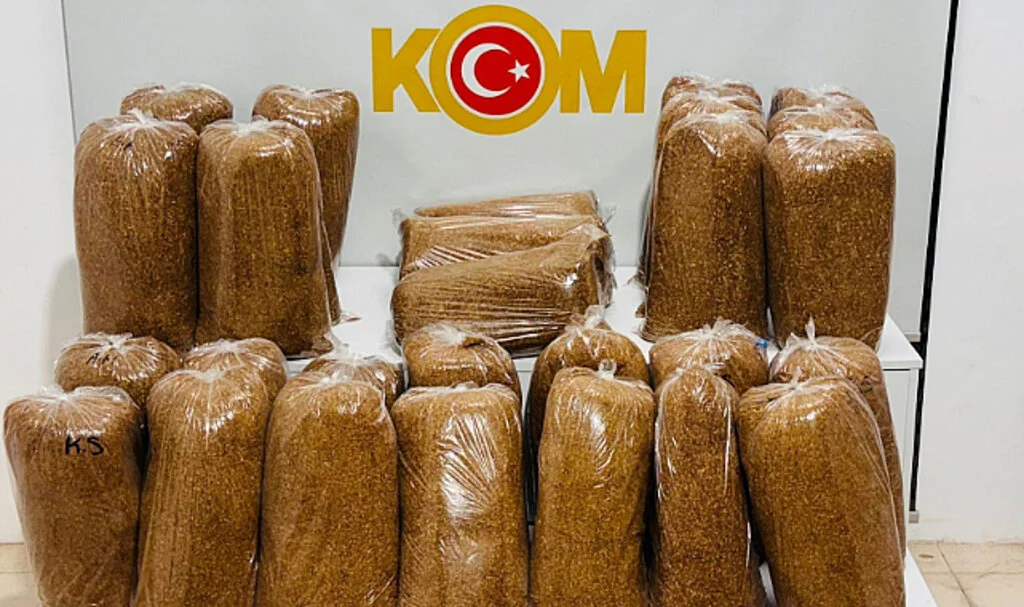 Samsun'da 180 Kilo Kaçak Tütün Ele Geçirildi