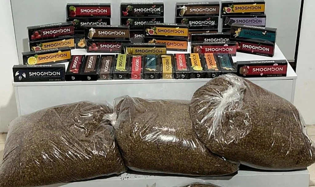 Samsun’da 410 Paket Kaçak Nargile Tütünü Ele Geçirildi: 2 Gözaltı