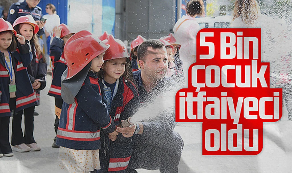 Samsun’da 5 Bin 250 Çocuk Gönüllü İtfaiyeci Oldu
