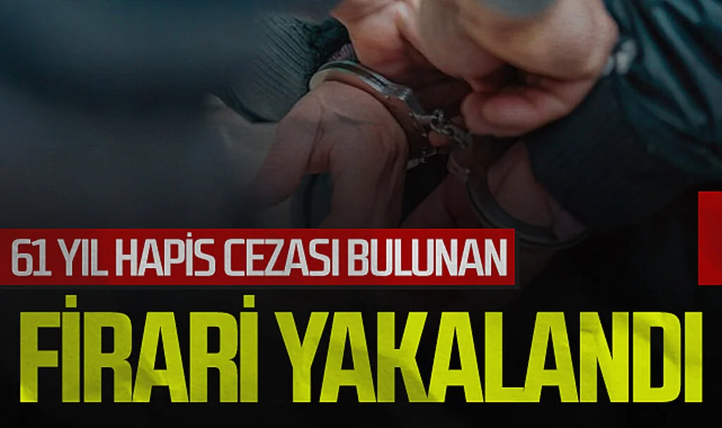 Samsun'da 61 Yıl Hapis Cezası Bulunan Firari Yakalandı