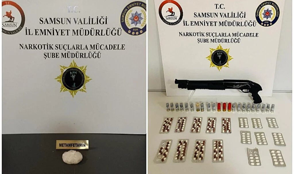 Samsun'da eş zamanlı uyuşturucu operasyonu: 14 gözaltı