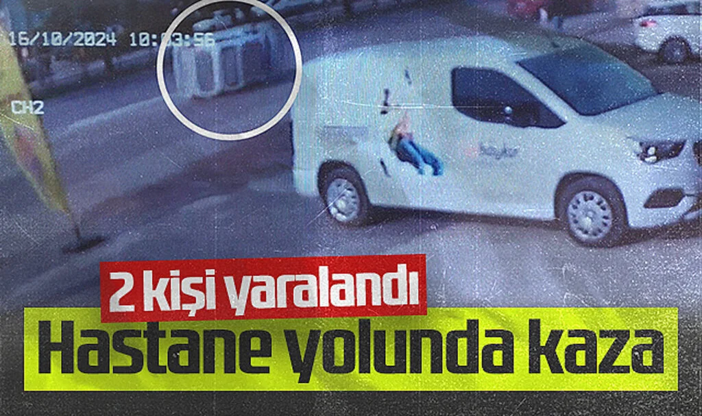 Samsun'da hastaneye Giderken Kaza: 2 Kişi Yaralandı