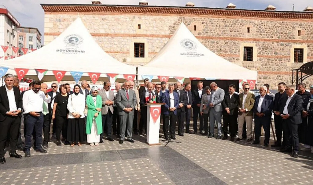 Samsun'da İsrail'in saldırıları protesto edildi