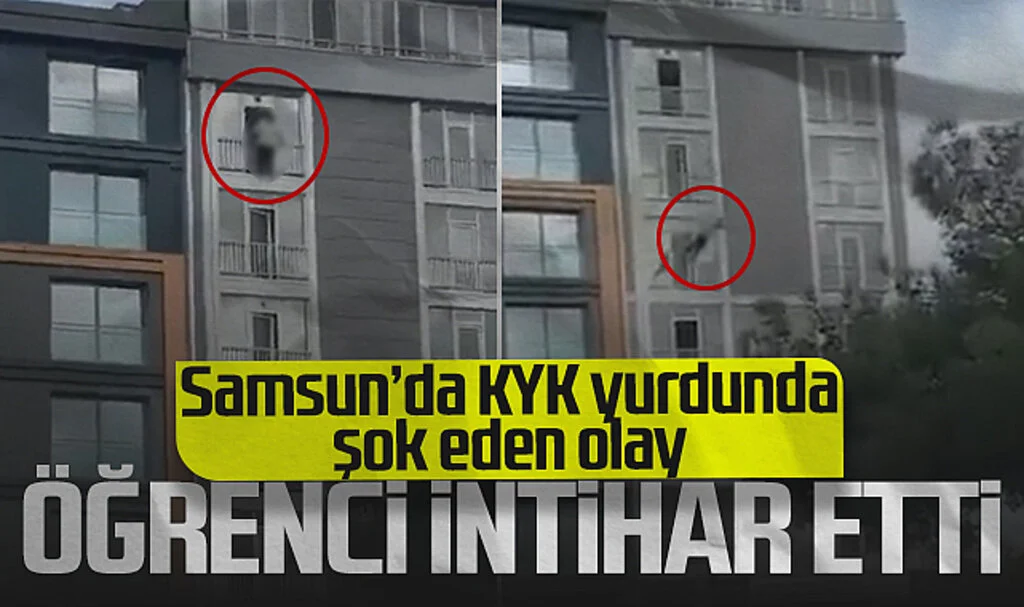 Samsun'da KYK Yurdunda Şok Eden Olay! Bir Öğrenci İntihar Etti