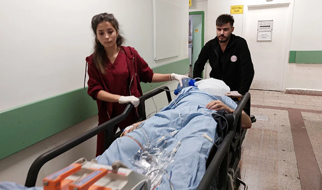 Samsun'da motosiklet sürücüsü kazada ağır yaralandı