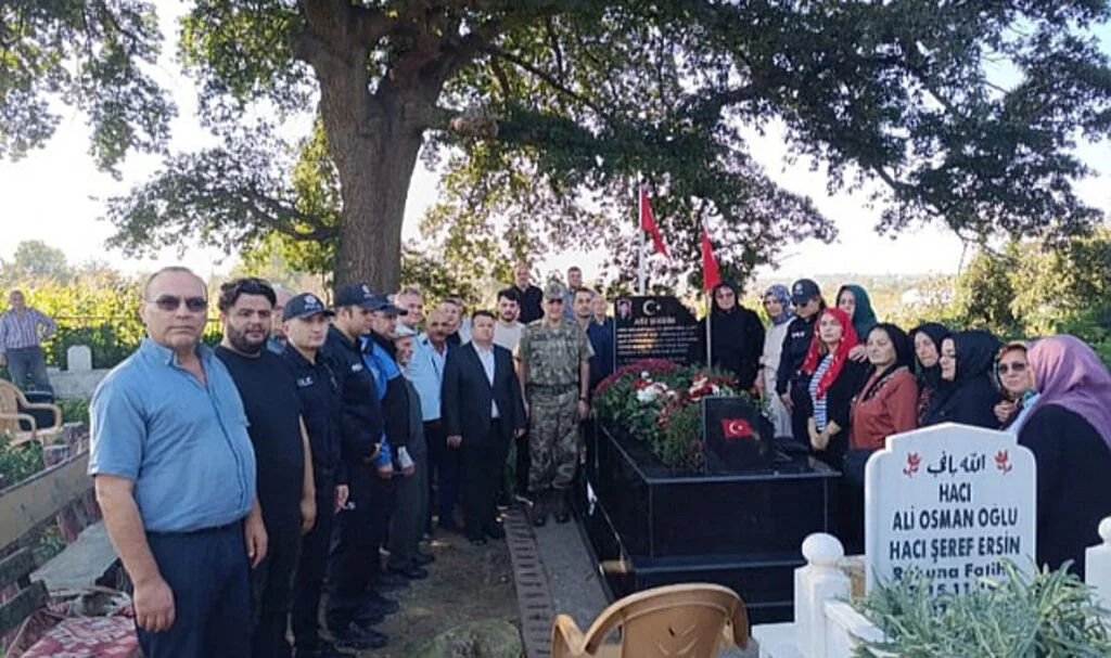 Samsun’da Şehit Salih Ersin, Kabri Başında Dualarla Anıldı