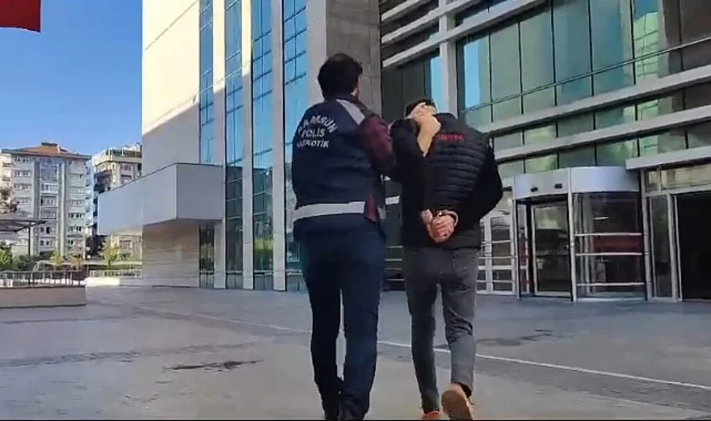 Samsun'da uyuşturucu suçundan 7 yıl 9 ay hapis cezası bulunan şahıs yakalandı