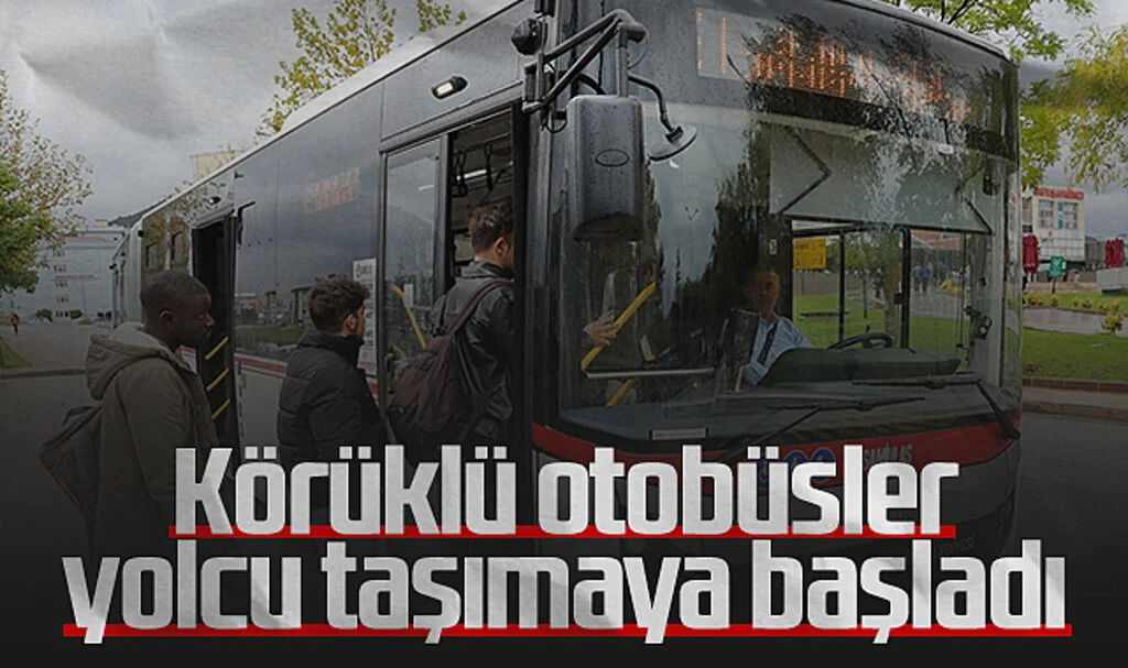 Samsun’da Yeni Körüklü Otobüsler Yolcu Taşımaya Başladı