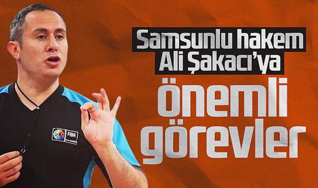 Samsunlu Hakem Ali Şakacı'ya Eurocup da önemli görevler