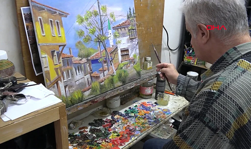Samsunlu Ressam, 69 Yaşında Diploma Hayaline Kavuştu