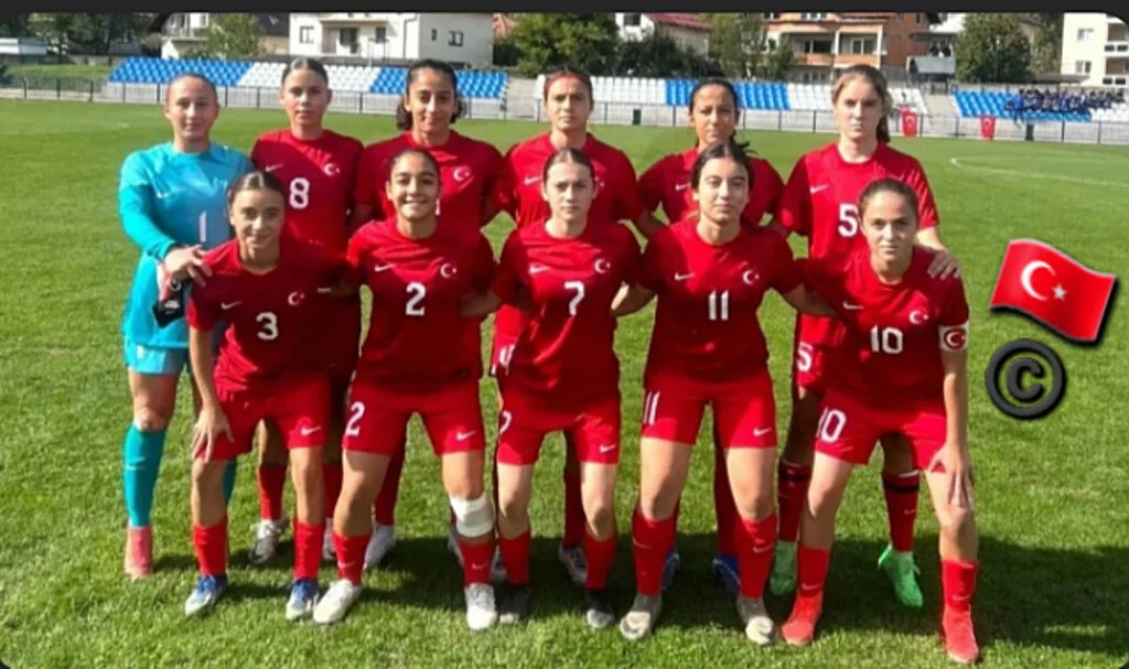 Samsunlu Yasemin Gür, U-15 Milli Takımında Kaptan Olarak Sahaya Çıktı