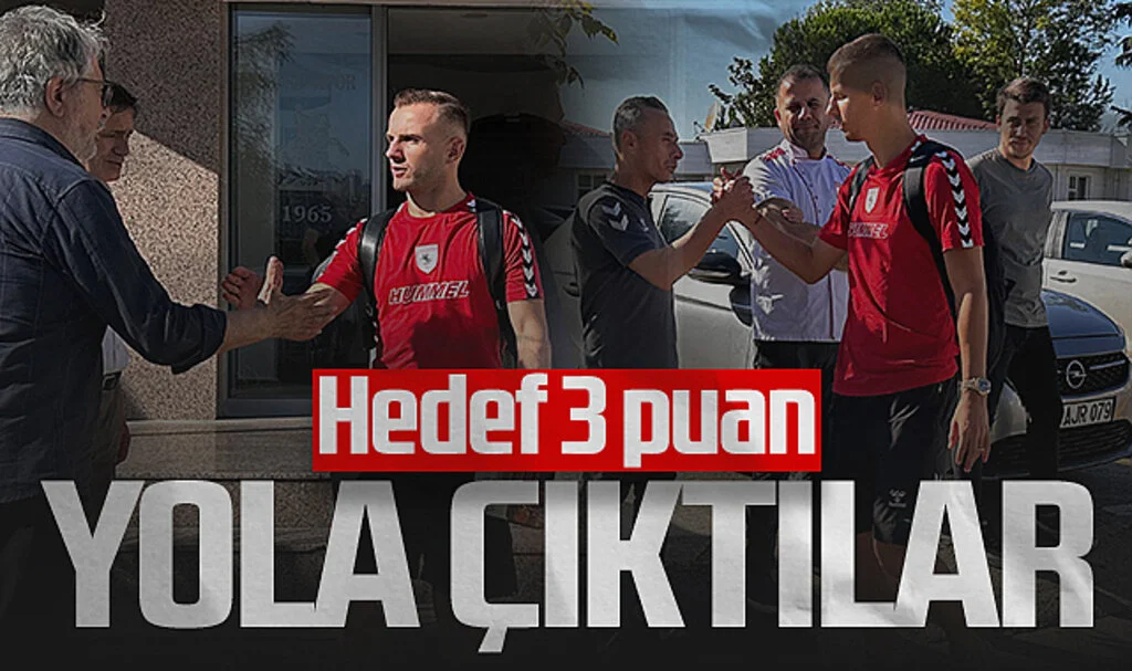 Samsunspor, Adana Demirspor Maçı İçin Yola Çıktı