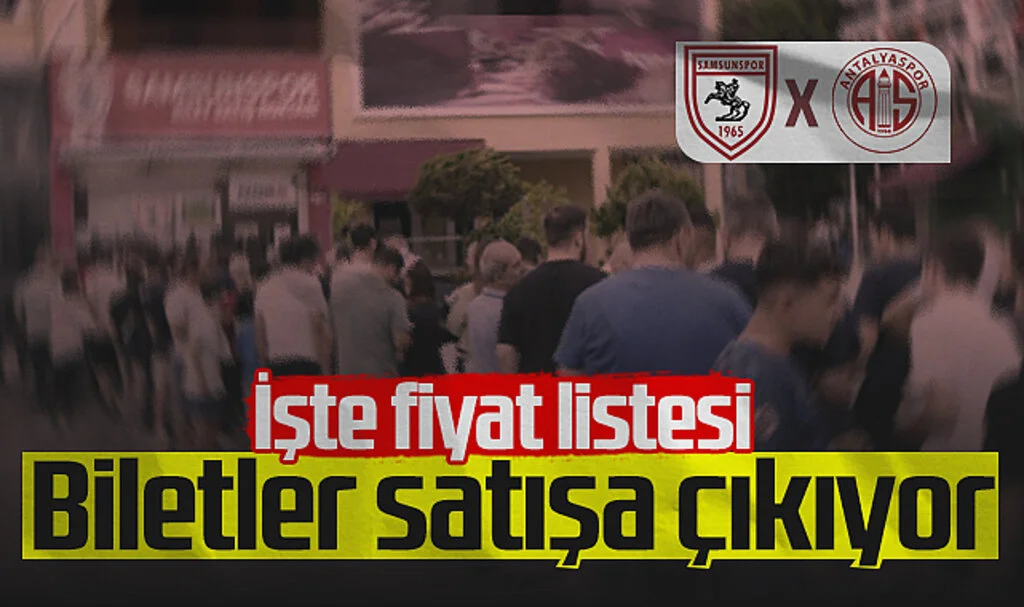 Samsunspor - Antalyaspor Maçı Biletleri Satışa Çıkıyor! İşte Fiyat Listesi