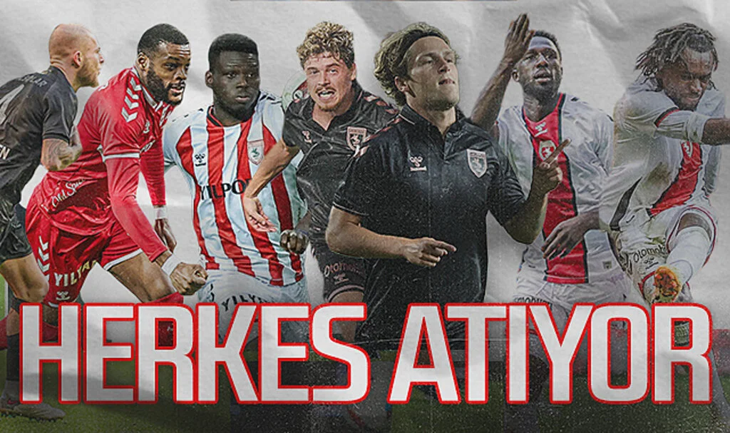 Samsunspor’dan İlk 10 Haftada Gol Yağmuru: 9 Farklı İsim Skor Üretti