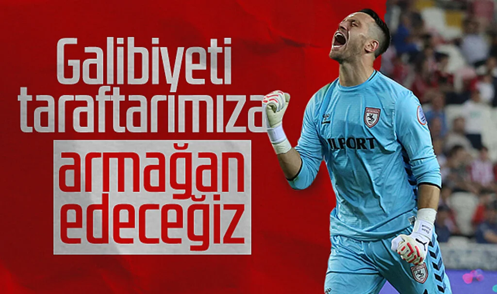 Samsunspor kalecisi Okan Kocuk: Galibiyeti taraftarımıza armağan edeceğiz