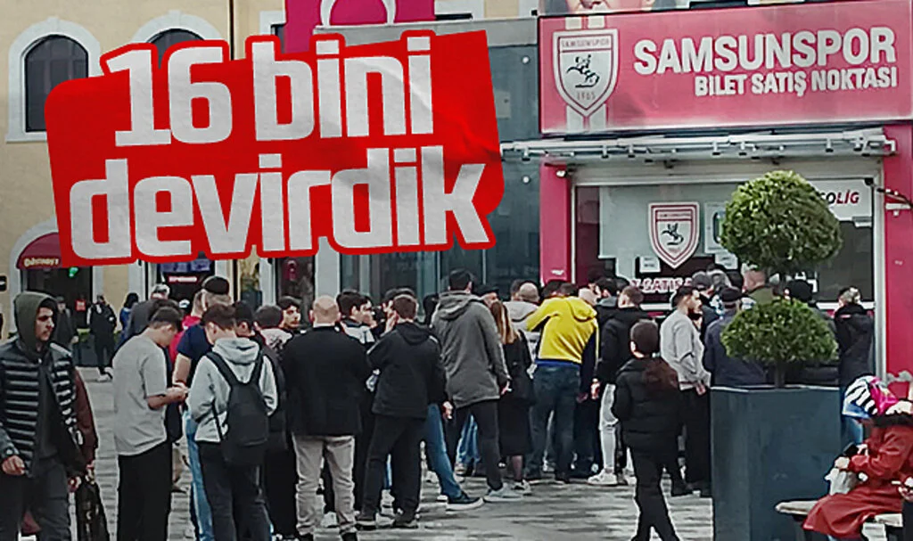 Samsunspor Taraftarından Antalyaspor Maçına Yoğun İlgi: 16 Bin Bilet Satıldı