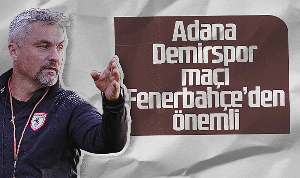 Samsunspor Teknik Direktörü Thomas Reis: Adana Demirspor Maçı Fenerbahçe'den Önemli