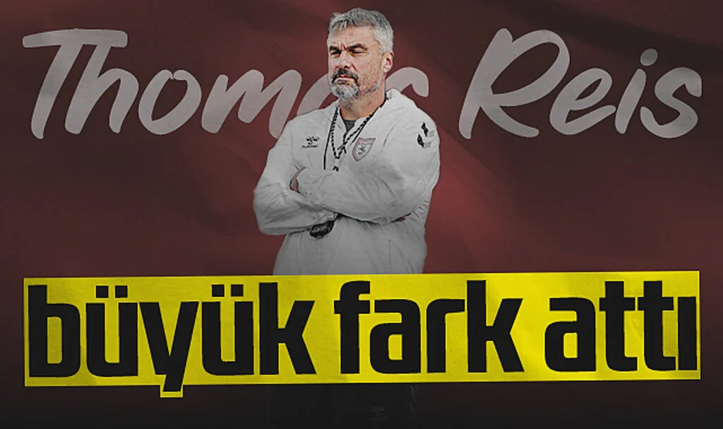 Samsunspor Teknik Direktörü Thomas Reis Büyük Fark Attı