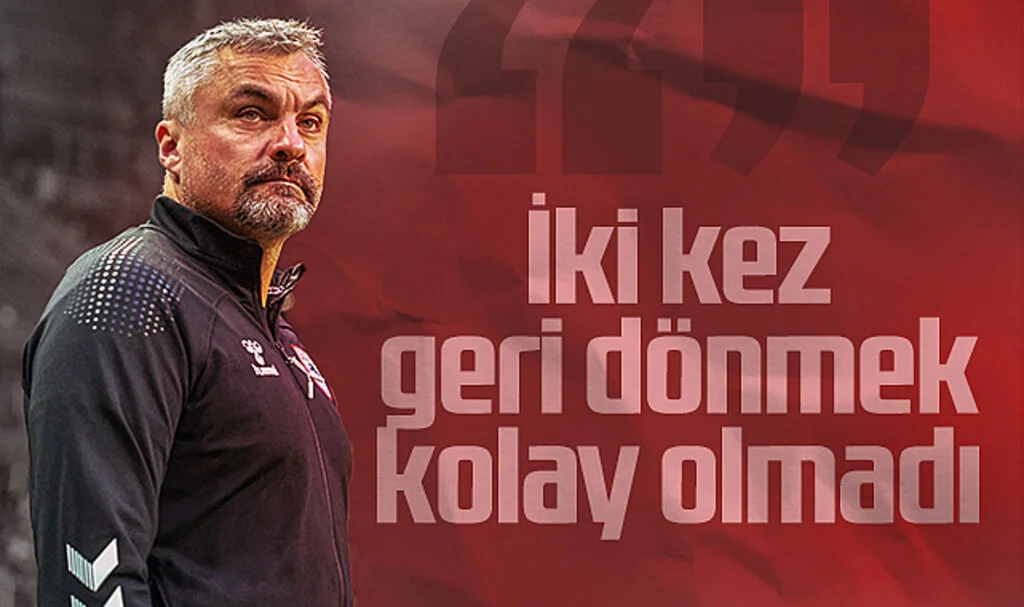 Samsunspor Teknik Direktörü Thomas Reis: "İki Kez Geri Dönmek Kolay Olmadı"
