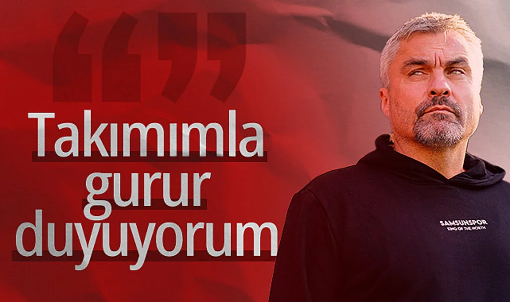 Samsunspor Teknik Direktörü Thomas Reis: "Takımımla Gurur Duyuyorum"