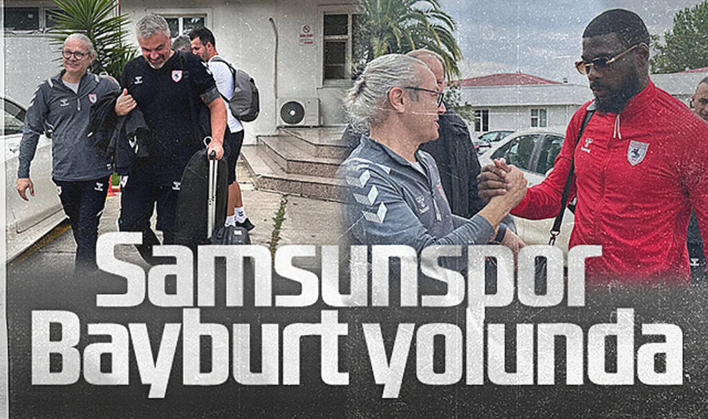 Samsunspor, Türkiye Kupası Müsabakası İçin Bayburt Yolunda