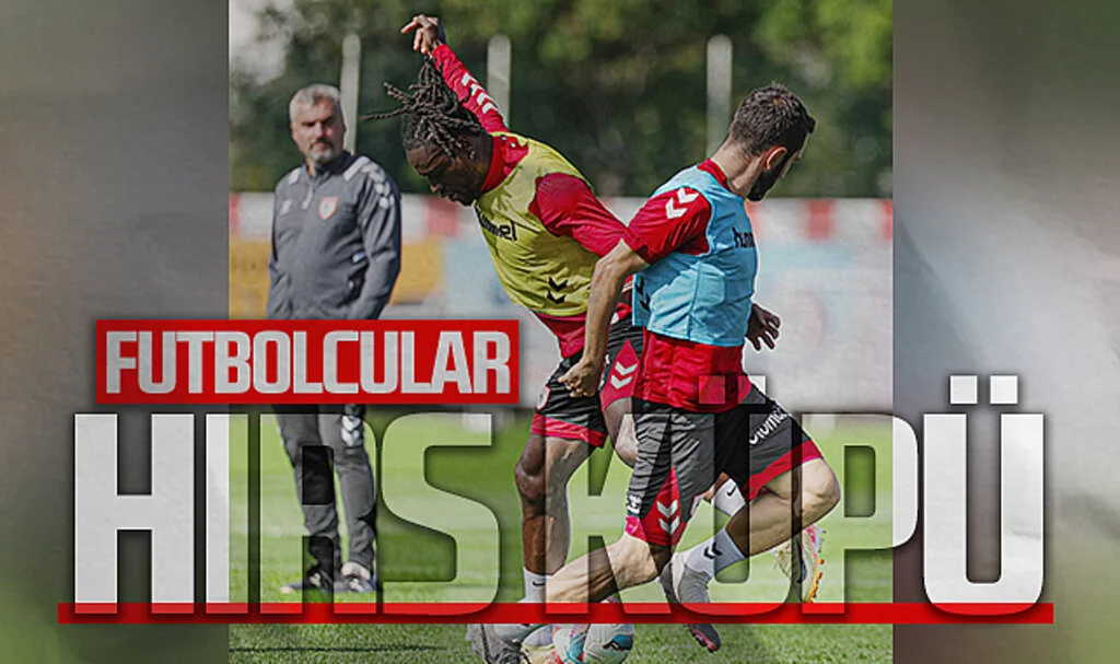 Samsunsporlu futbolcular Fenerbahçe maçı öncesi hırs küpü