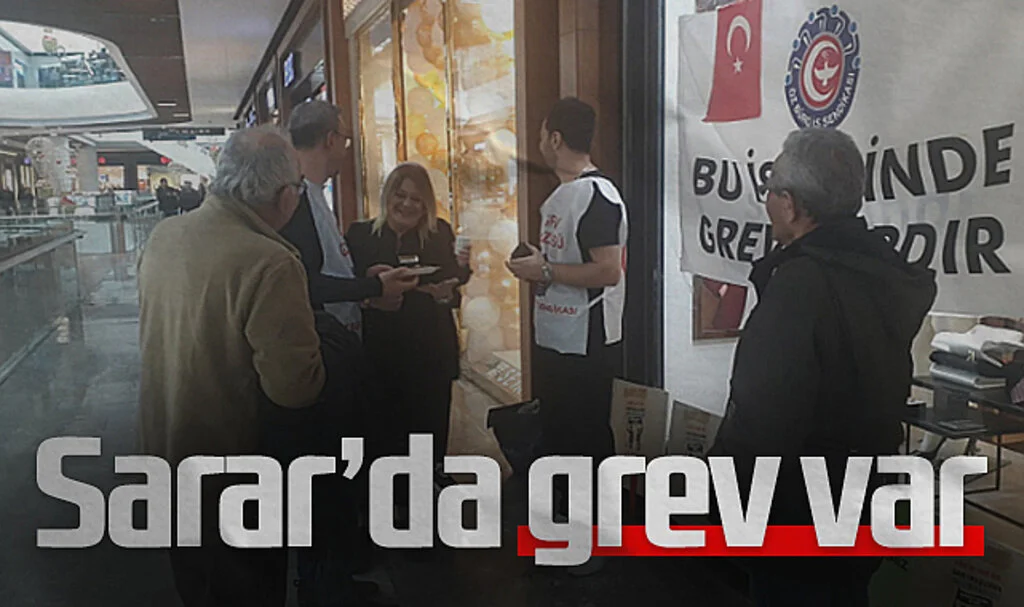Sarar Mağazalarında Grev Samsun'a Sıçradı