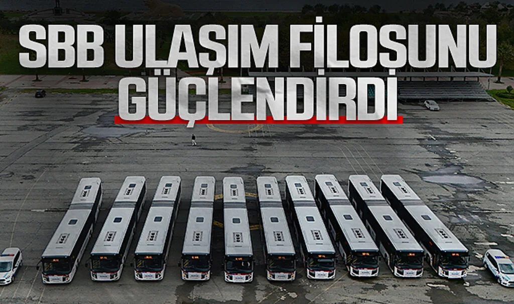 SBB Ulaşım Filosu Güçleniyor: 10 yeni körüklü otobüs teslim alındı