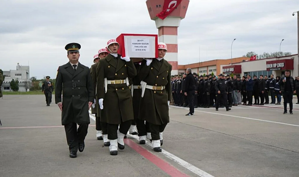 Şehit Kander Babür Memleketi Samsun'a Getirildi