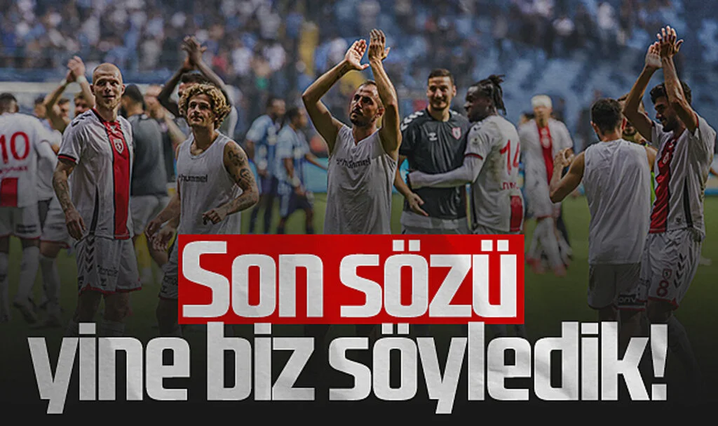 Son Sözü Yine Samsunspor Söyledi!