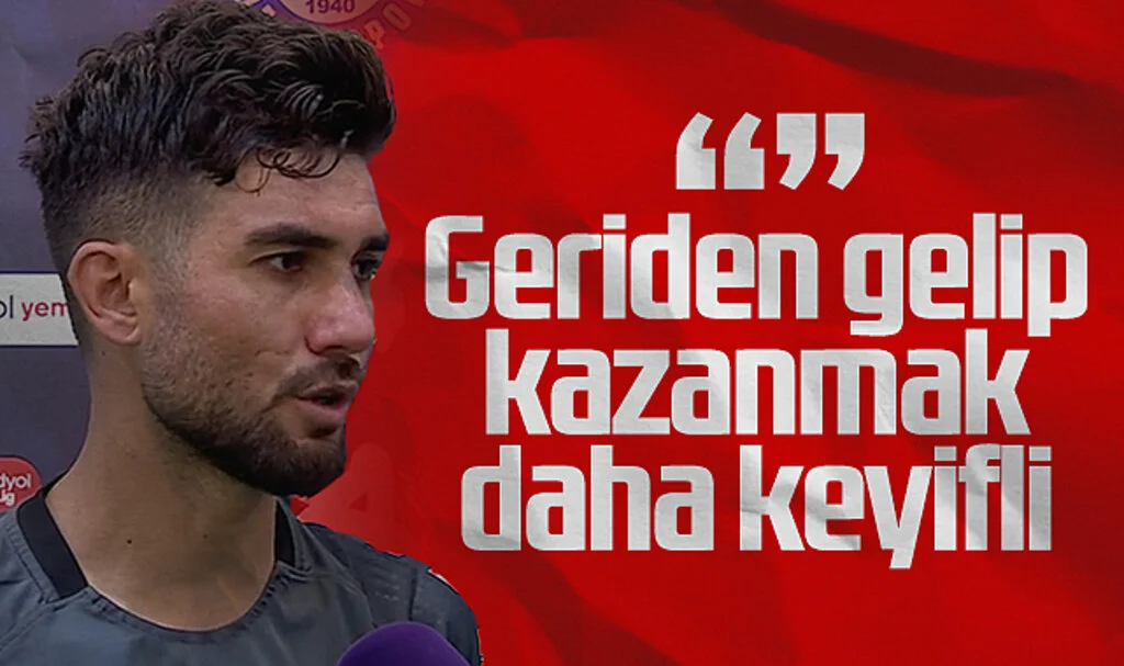 Soner Aydoğdu: "Geriden Gelip Kazanmak Daha Keyifli"