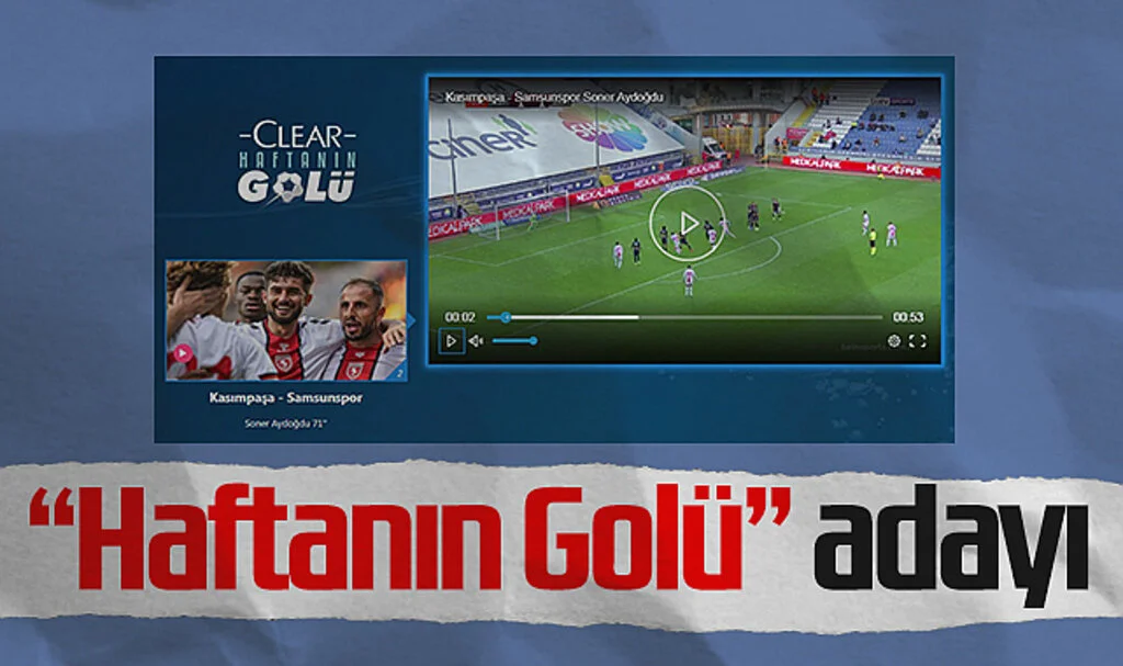 Soner Aydoğdu’nun Kasımpaşa'ya Attığı Gol "Haftanın Golü" Adayı
