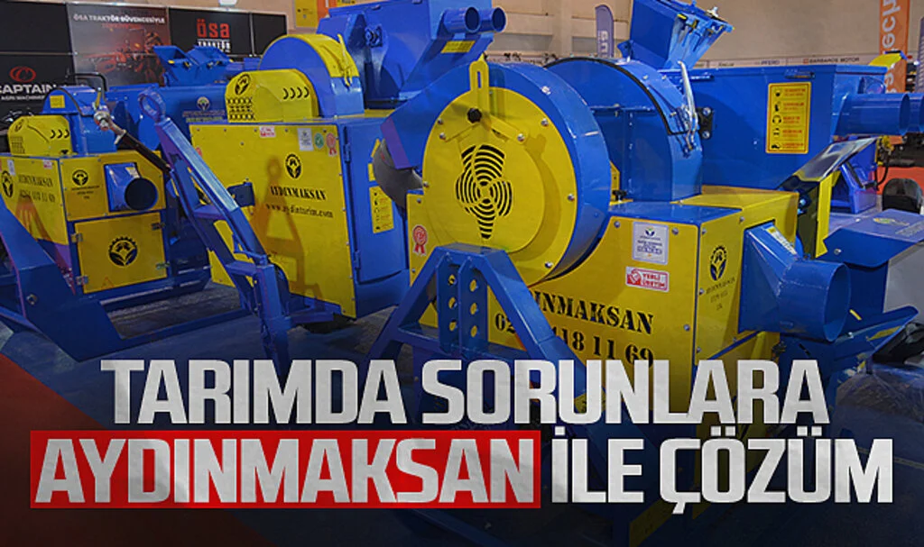 Tarımda sorunlara  Aydınmaksan ile çözüm 