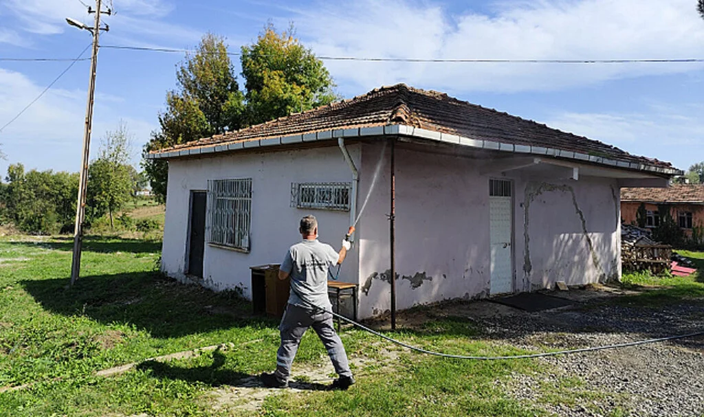 Tekkeköy'de Kahverengi Kokarca Zararlısına Karşı İlaçlama