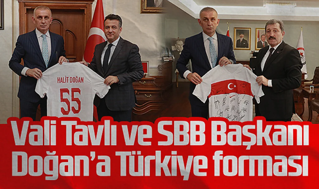 TFF Başkanı Hacıosmanoğlu'ndan 55 Numaralı Milli Forma Hediyesi