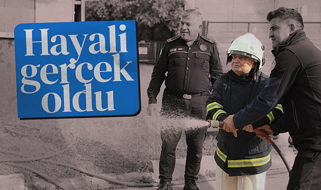 67 Yaşındaki Nimet Saral’ın İtfaiyeci Olma Hayali Gerçekleşti