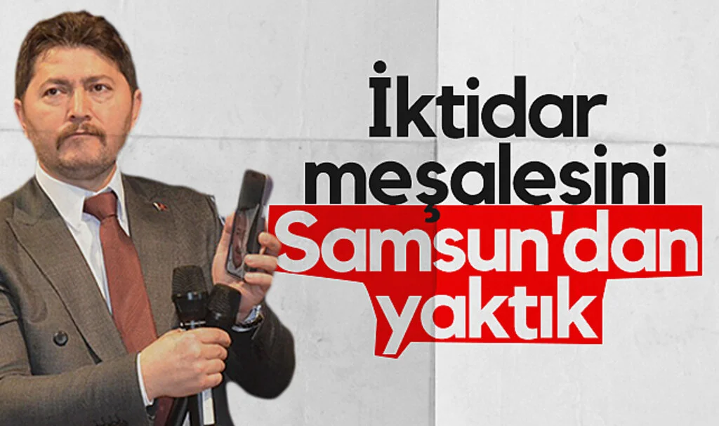 Anahtar Parti Samsun İl Başkanı Ahmet Karkucak: İktidar meşalesini Samsun'dan yaktık