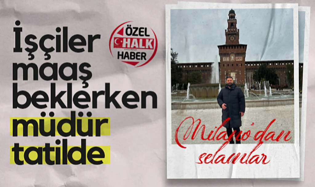 Atakum'da İşçiler Maaş Beklerken Müdür Tatilde