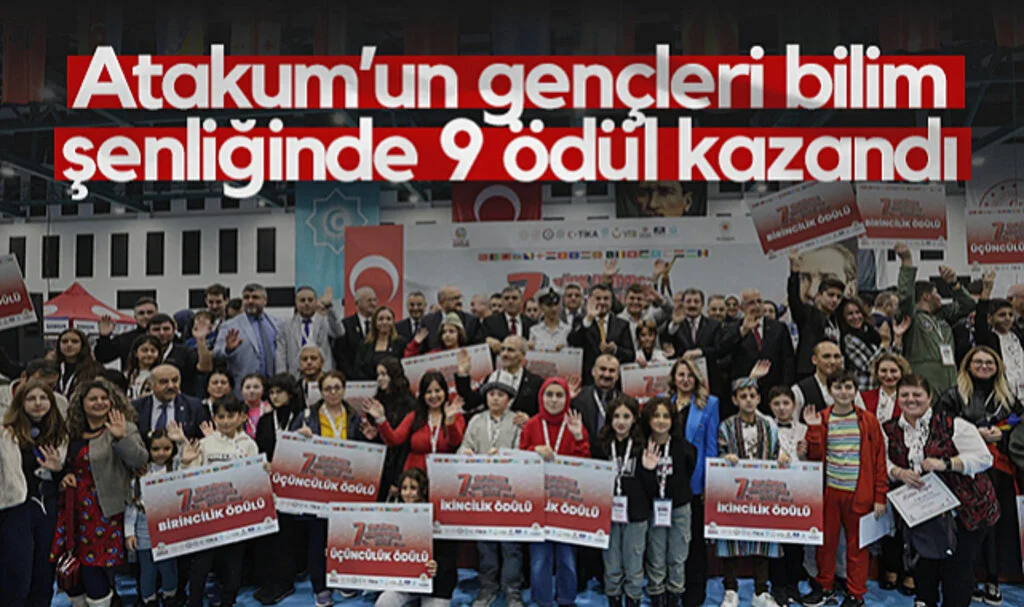 Atakum’un Gençleri Bilim Şenliğinde 9 Ödül Kazandı