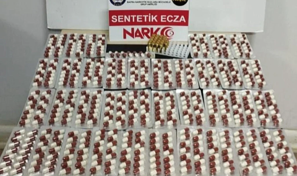 Bafra'da 560 Adet Uyuşturucu Hap Ele Geçirildi
