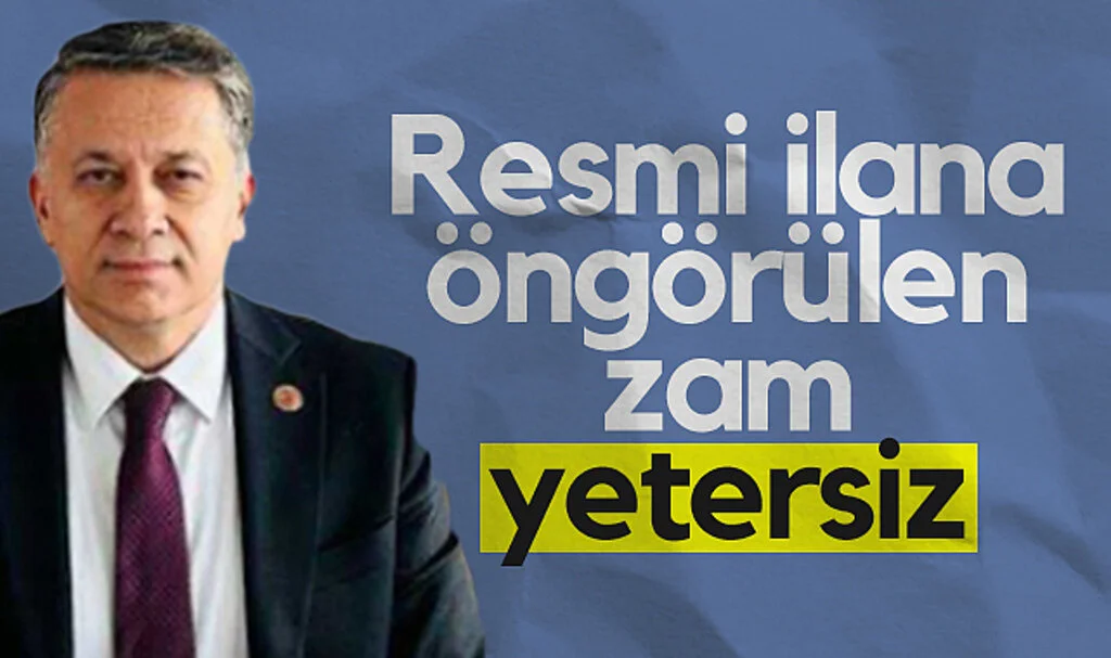 BİK Genel Kurul Üyesi Mehmet Ali Dim: Resmi ilana öngörülen zam yetersiz