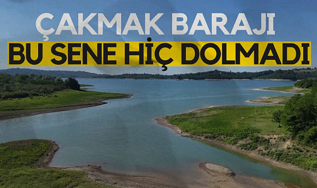 Çakmak Barajı bu sene hiç dolmadı