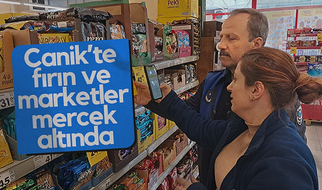 Canik'te fırın ve marketler mercek altında